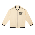 Cream Limbo Town Zip Bomber Jacket