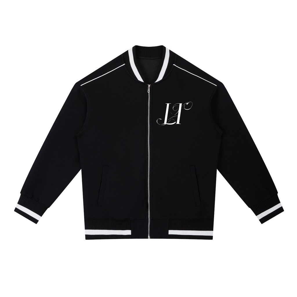 Black Limbo town Zip Bomber Jacket